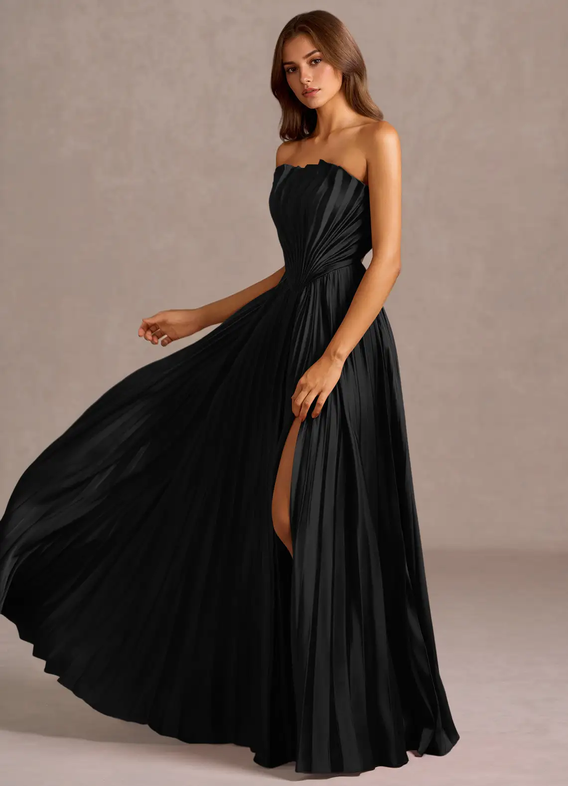 Kaia Black Maxi Dress