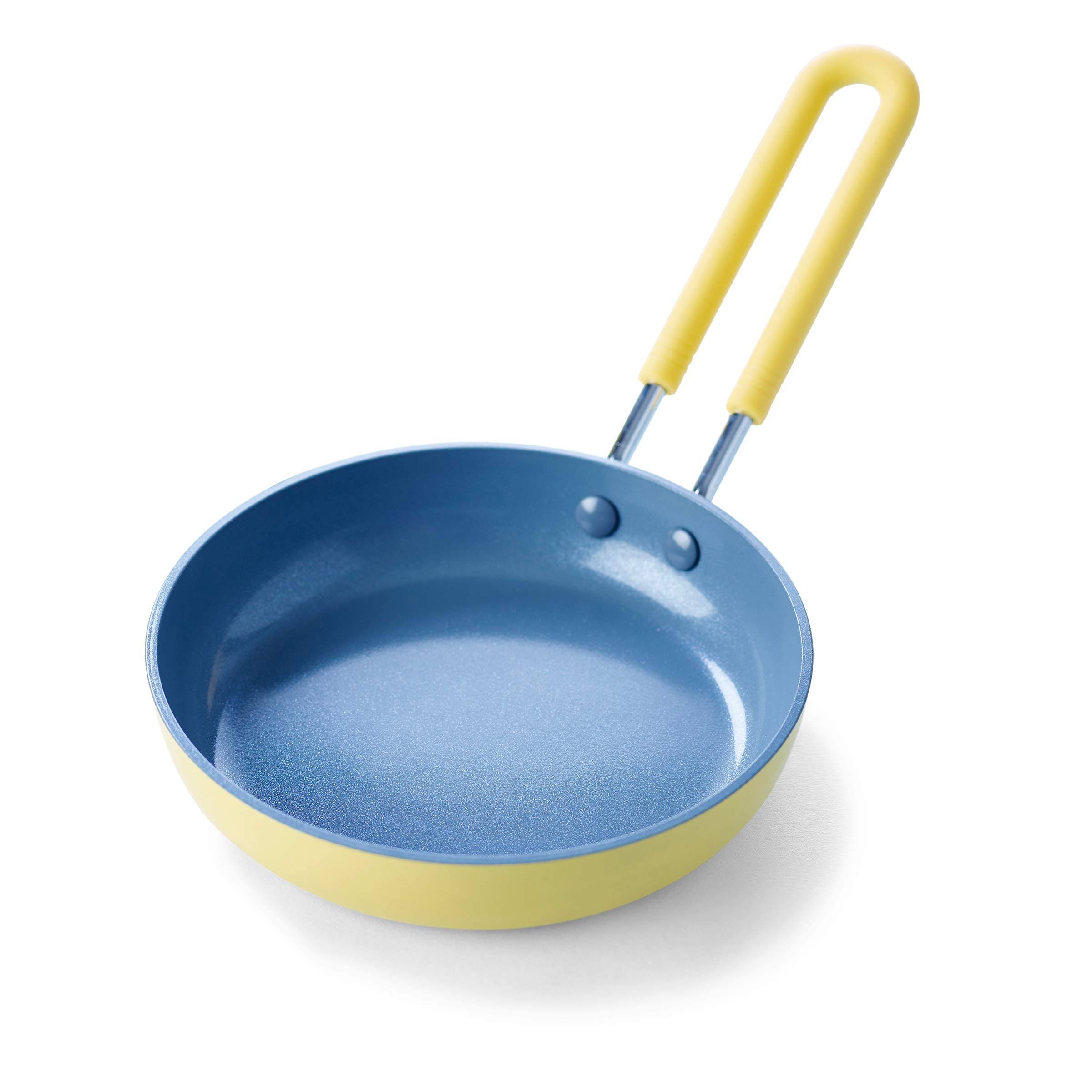 GreenPan Sunflower Yellow Ceramic Non-Stick Mini Egg Pan