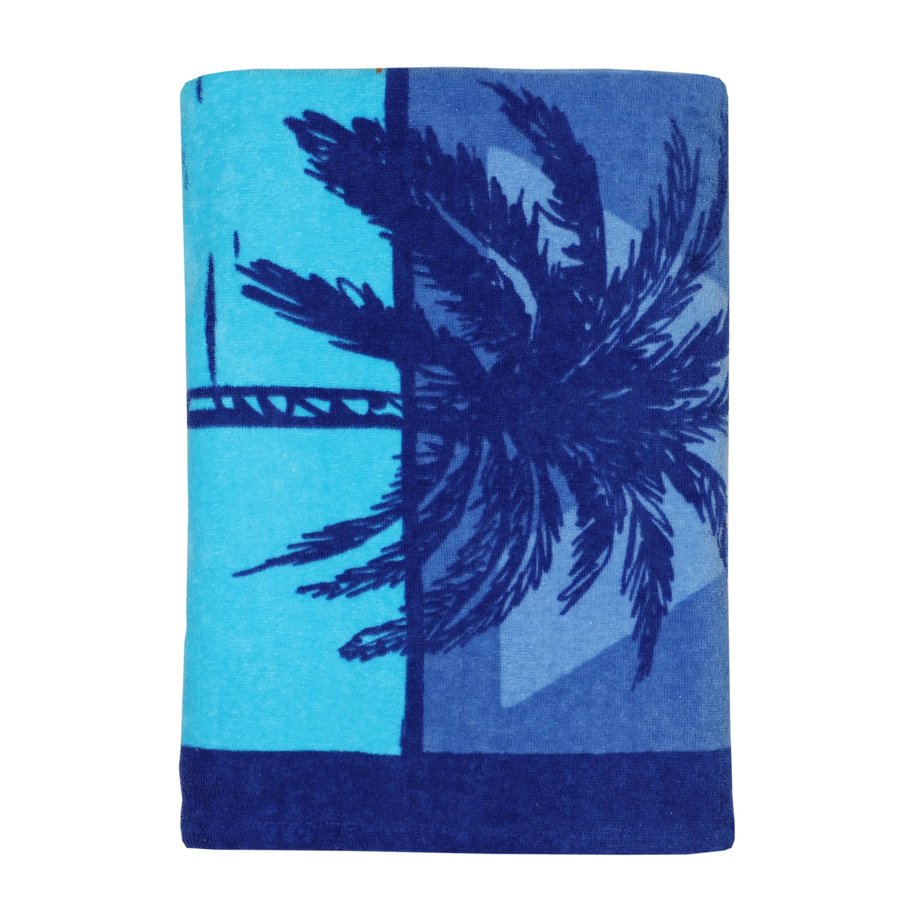 Mainstays Printed Relax Sunset Beach Towel - 34 x 64 in