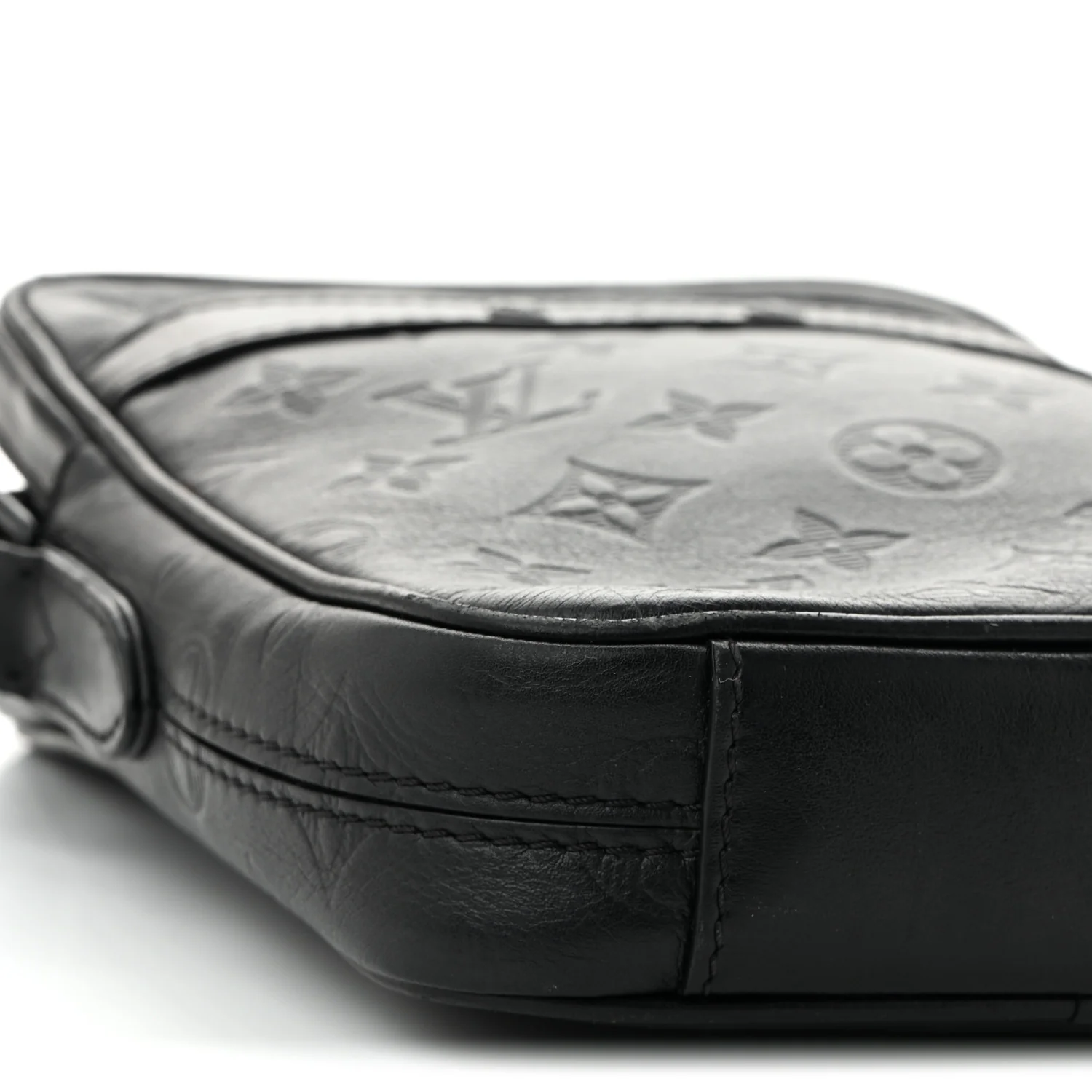 Calfskin Monogram Shadow Danube PM Black