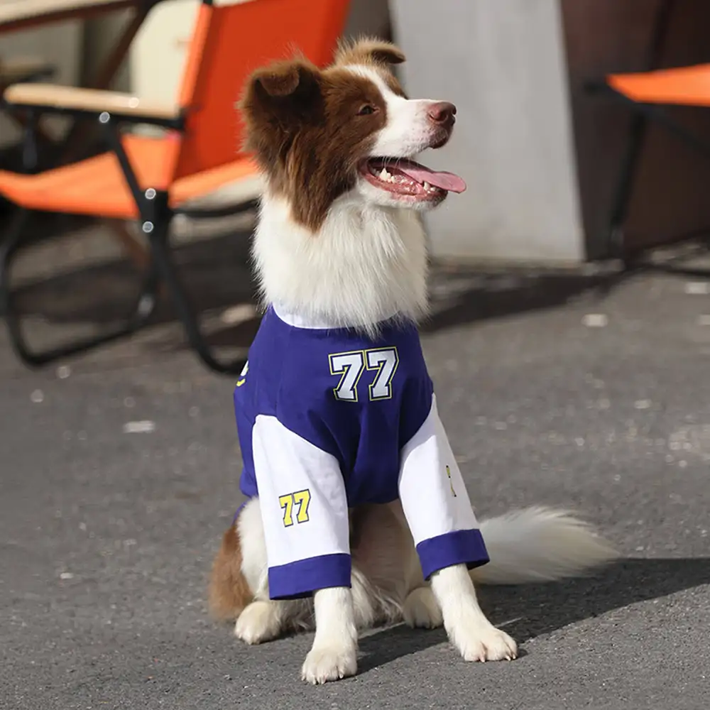 Crew Neck Breathable Washable All Breed Dog T-Shirt