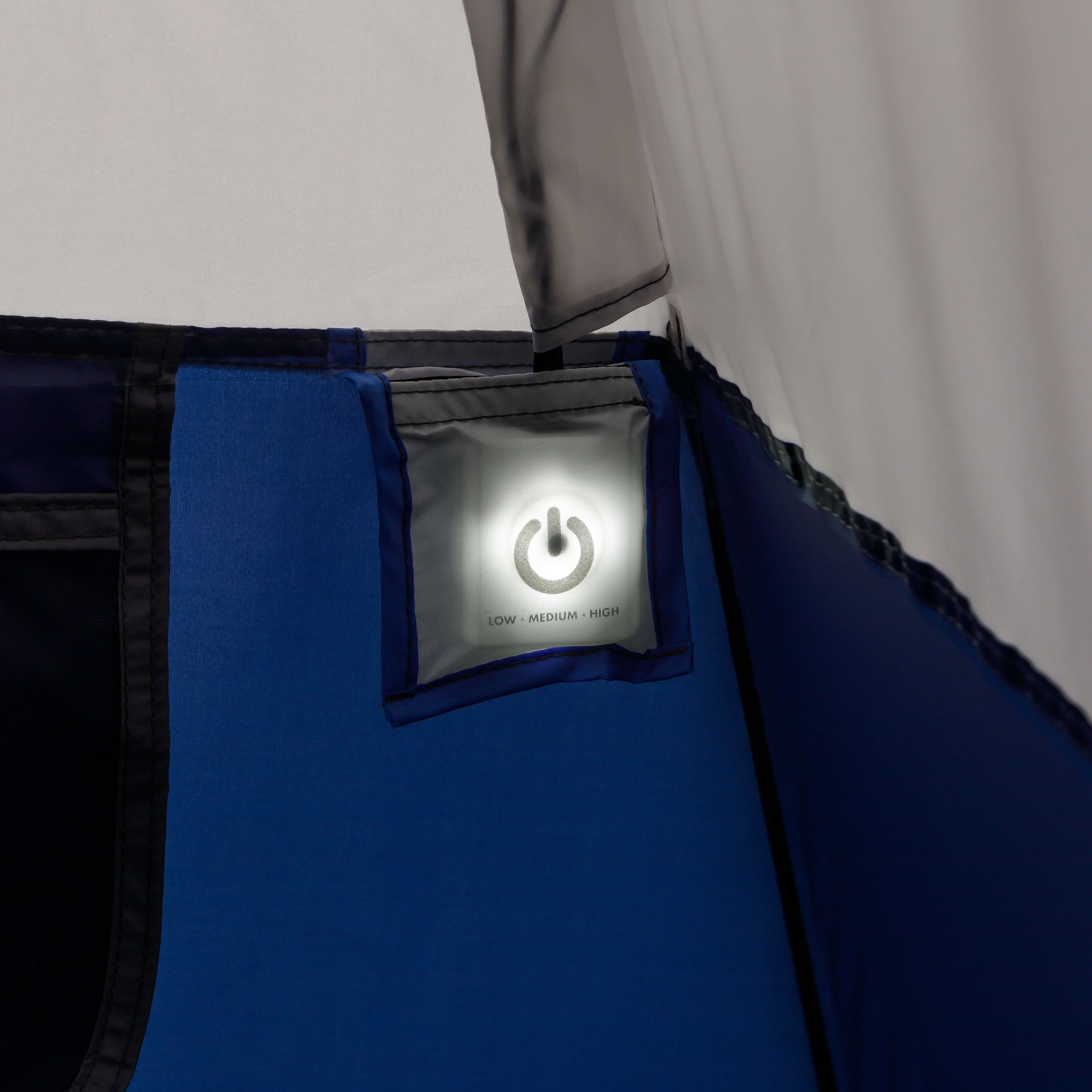 10�� x 9' 6-Person Instant Cabin Tent with LED Lighted Hub, 25 lbs(Gray) - Image 5
