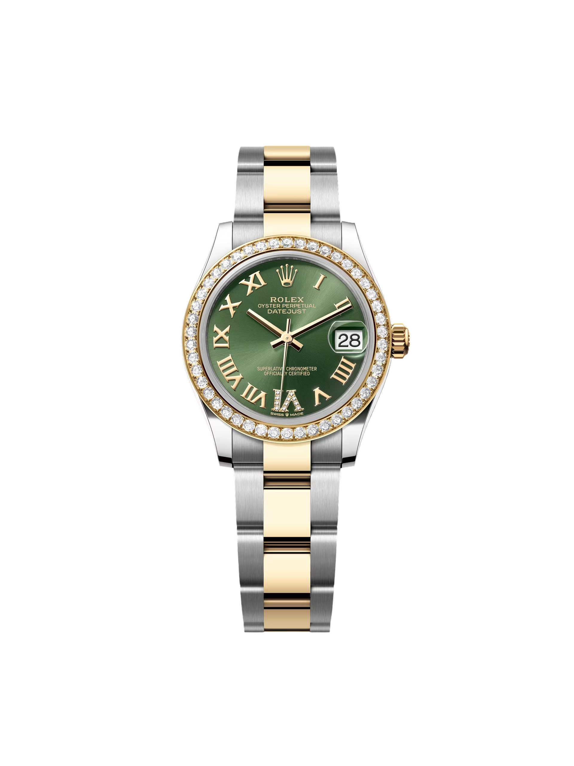 【Super Clone】RLX Datejust m278383RBR-0015/0016 31mm Olive Green Dial Oyster Bracelet