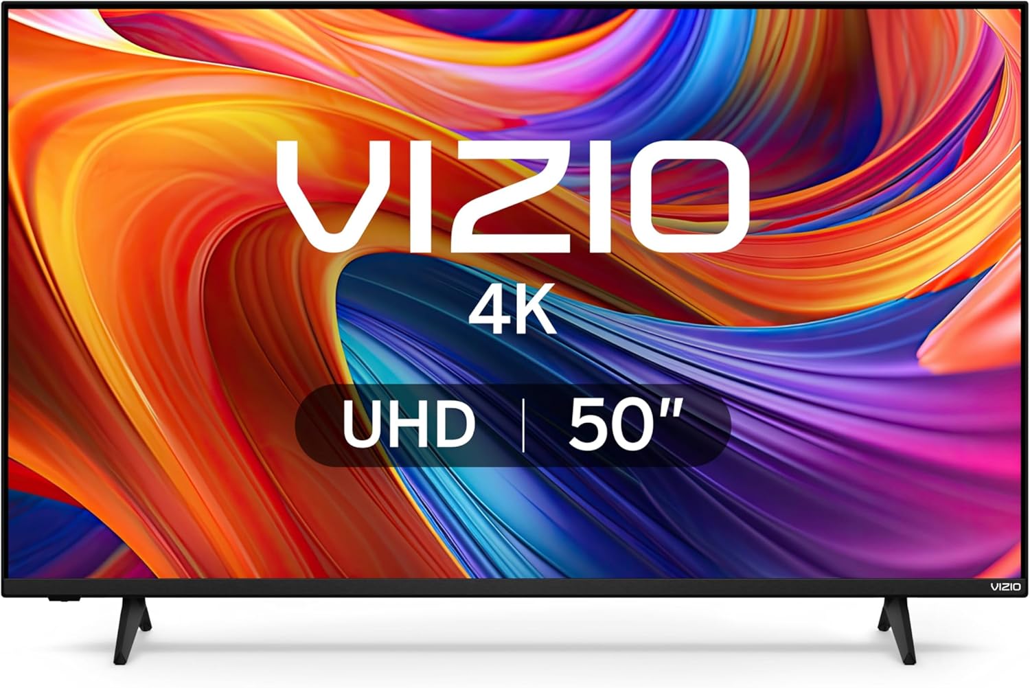Téléviseur intelligent VIZIO 50″ 4K HDR, Dolby Vision HDR/HDR10+, WiFi 6 – (Reconditionné)