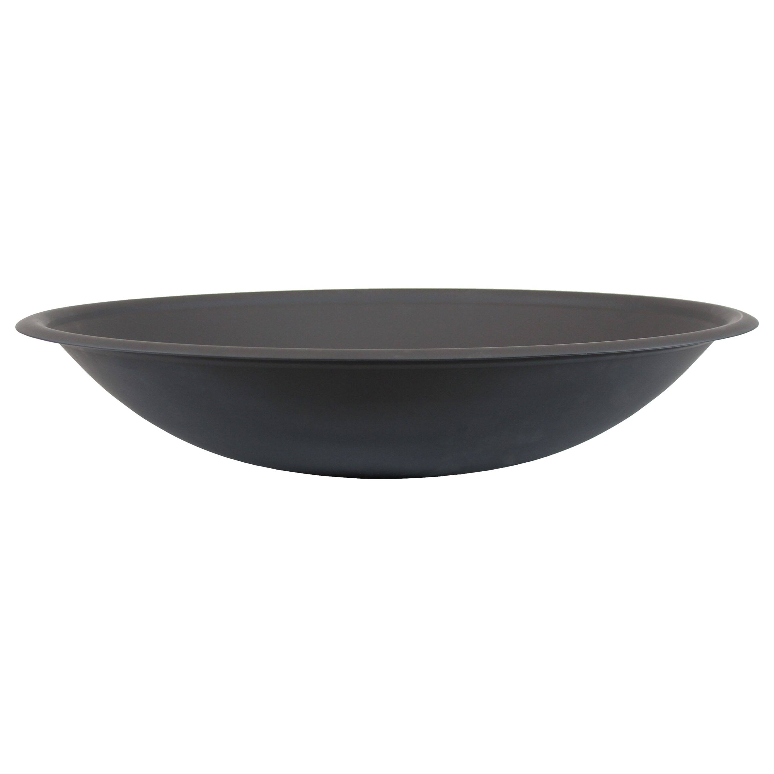 Sunnydaze 23 in Classic Elegance Steel Replacement Fire Pit Bowl - Black