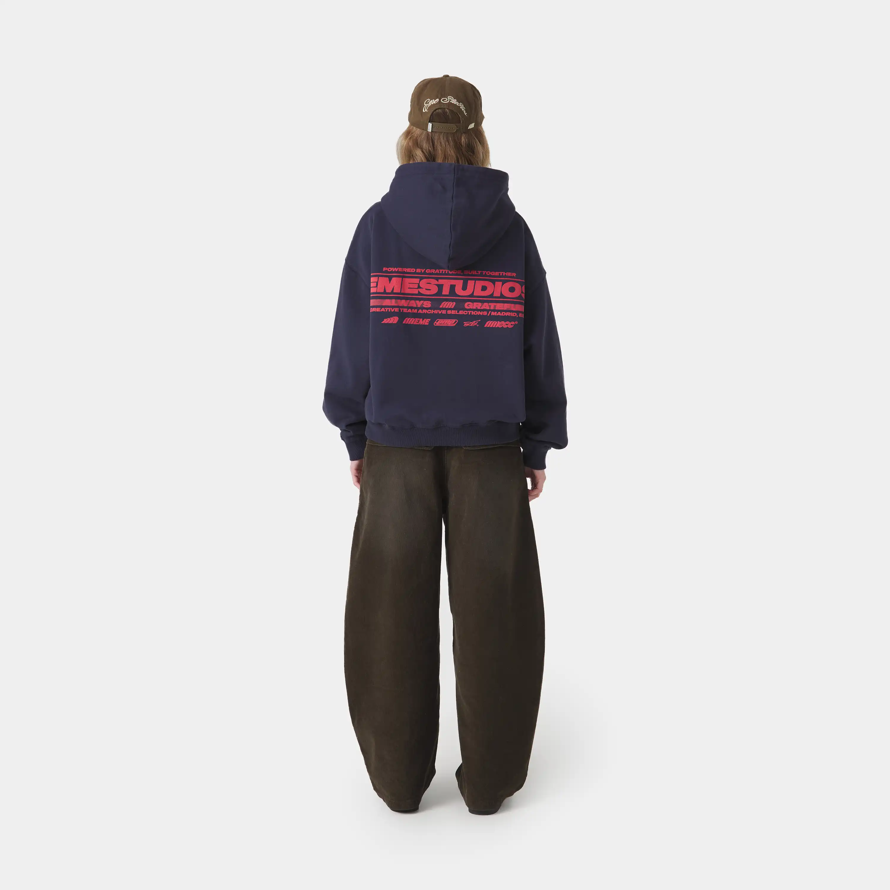 West Navy Oversized Hoodie