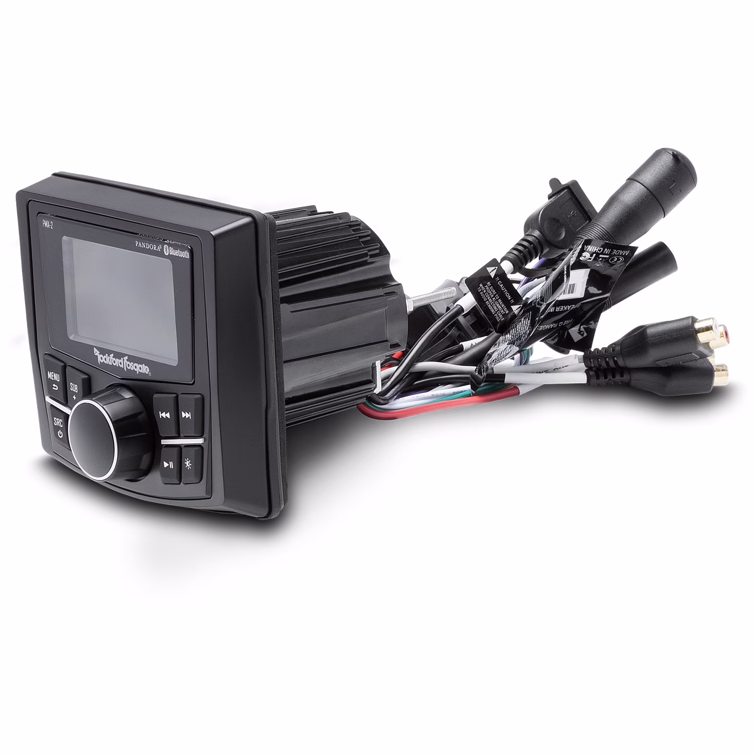 PMX-2 Punch Marine Compact AM/FM/WB Digital Media Receiver 2.7" Display