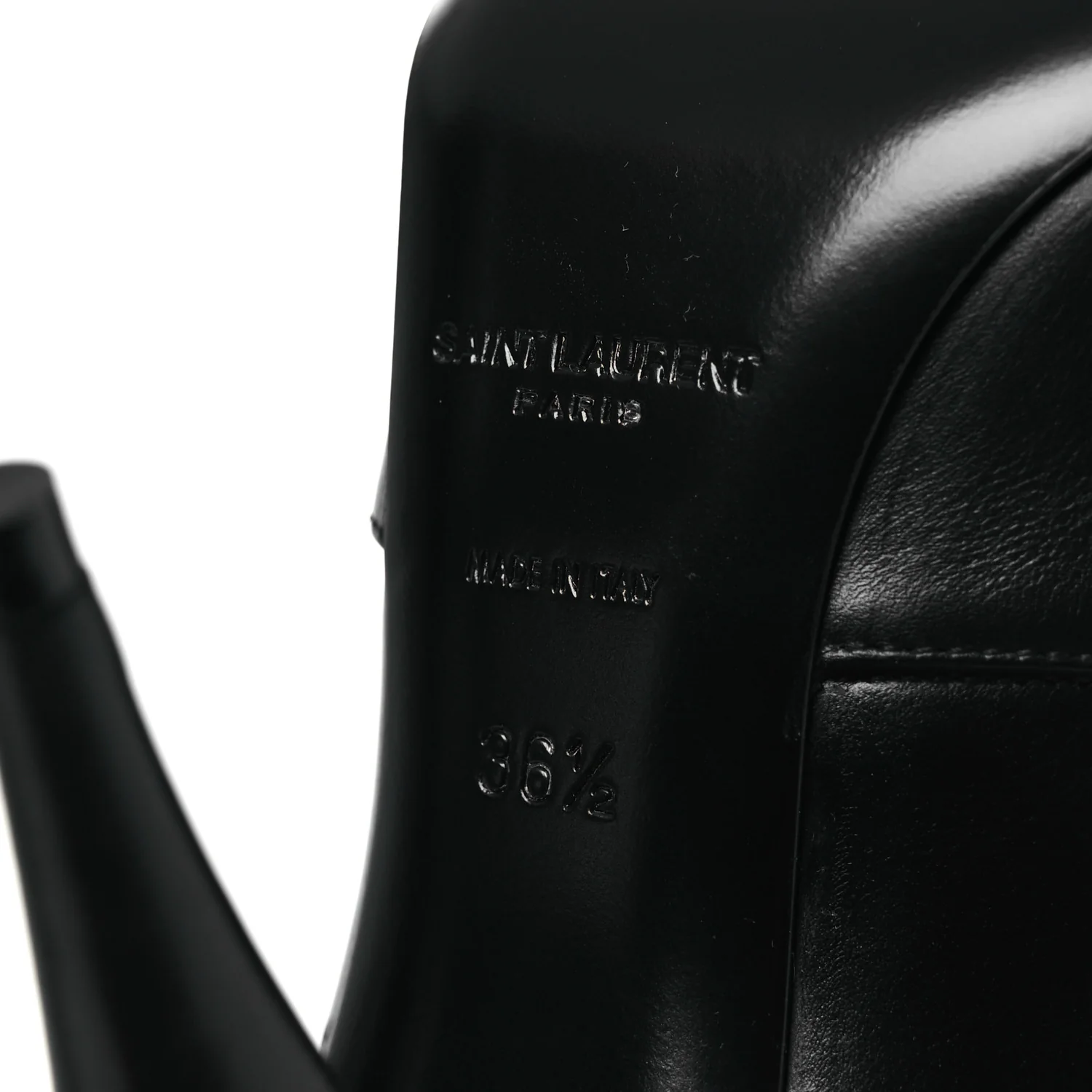 Lambskin Koller 110 Tall Boots 36.5 Black