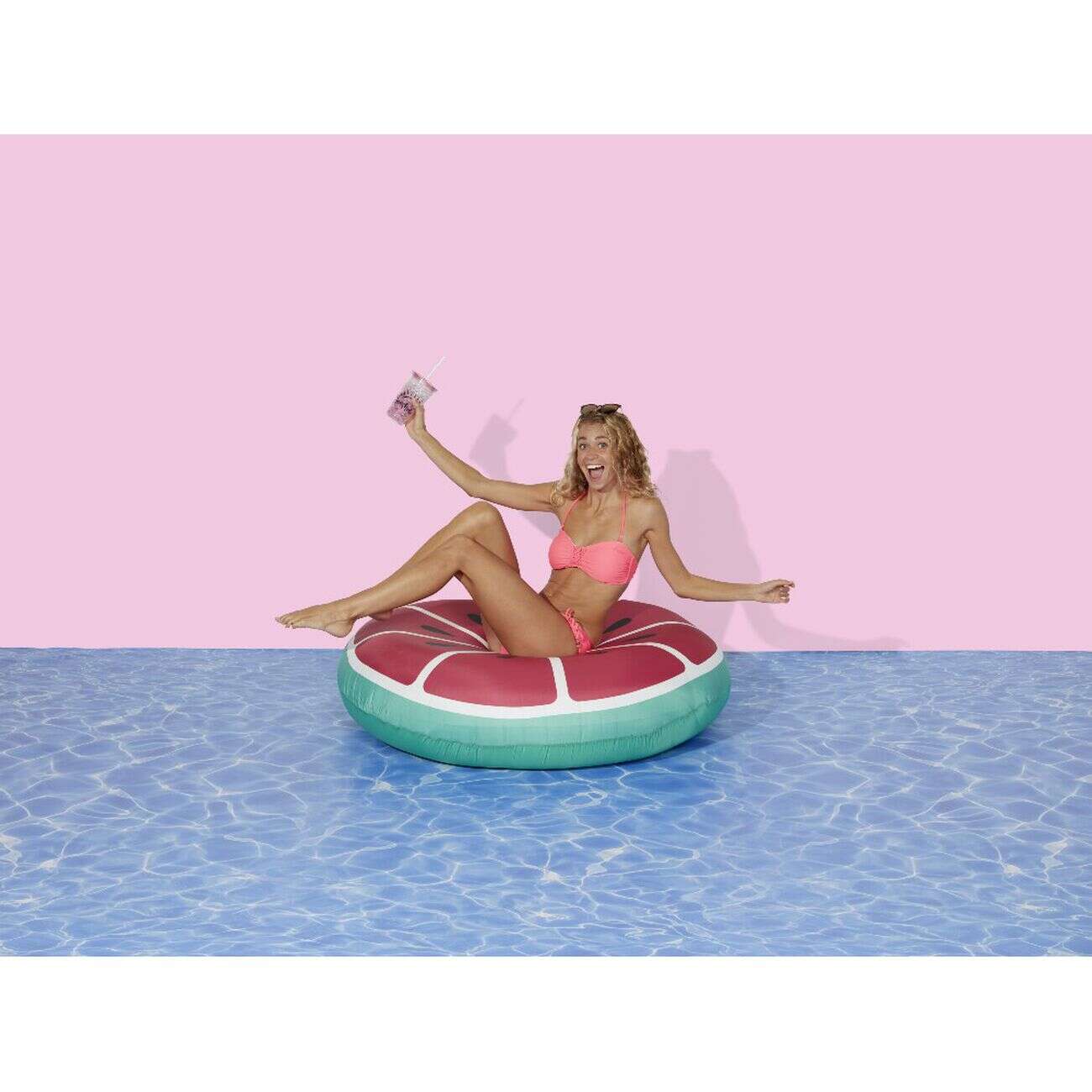 Matelas gonflable déhoussable pastèque