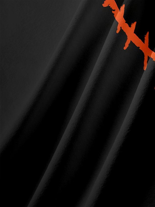 T-shirt à manches courtes Halloween Ghostface avec poche poitrine