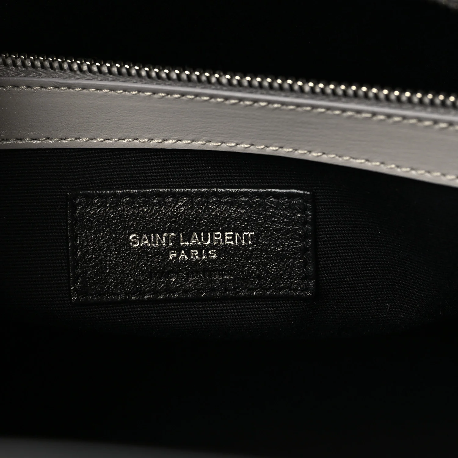 Calfskin Small Manhattan Shopper Tote Granite