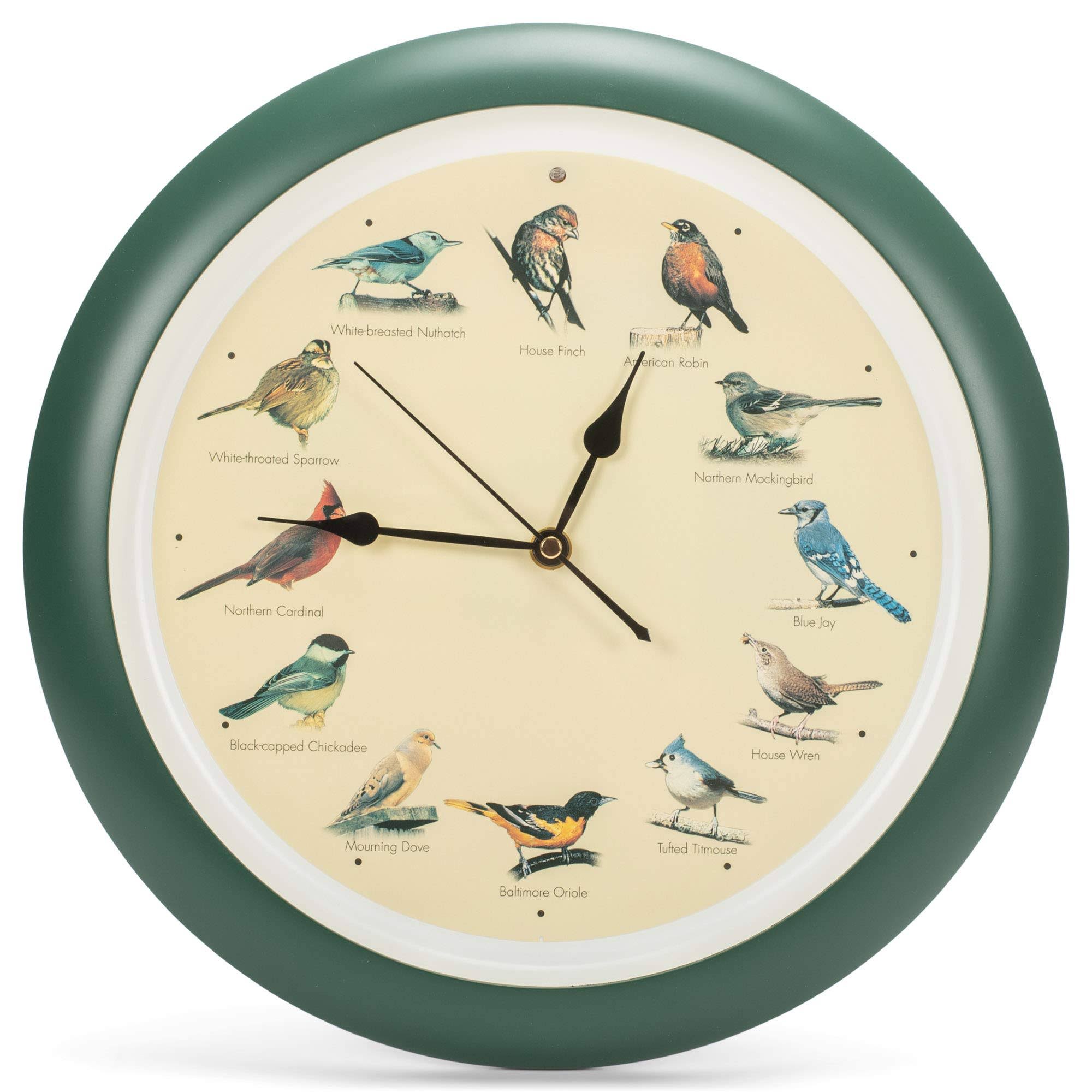 Mark Feldstein Original 13 inch Singing Bird Clock Anniv Edition