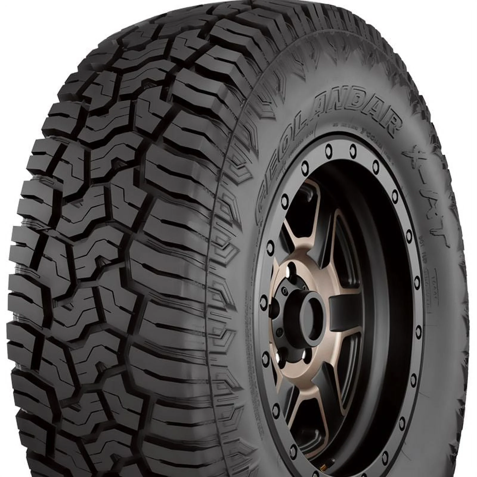 4 Yokohama Geolandar X - AT 35x12.5x20 121Q All-Terrain 10 PLY 45K Mi Warranty 110116018 / 35/12.5/20 / 3512.520