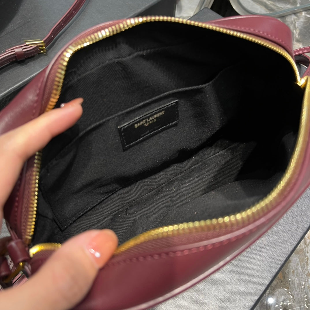 Y Lou Camera Bag In Quilted Leather