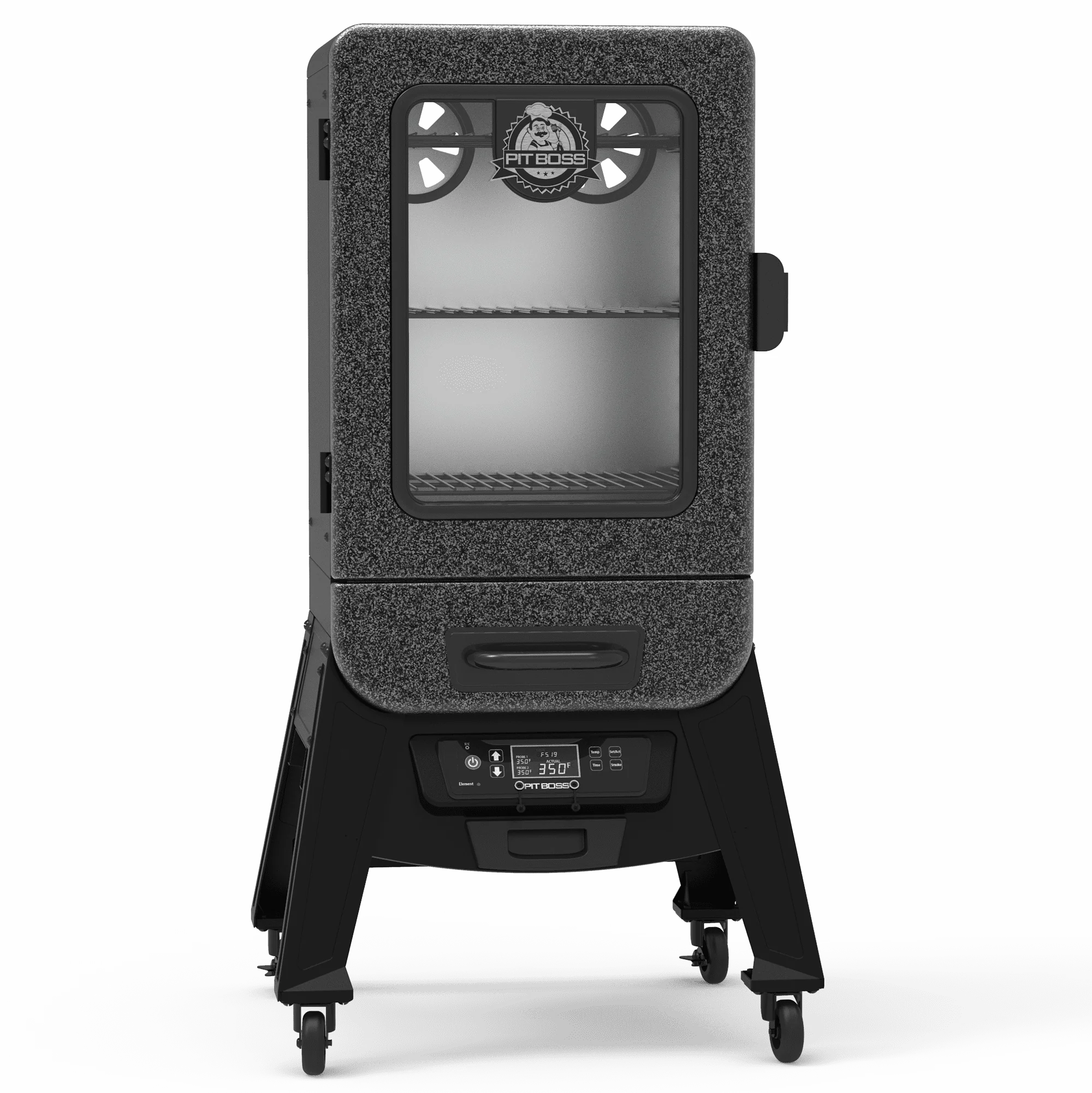 2-Series Digital Electric Smoker, Silver Hammertone PBV2D1