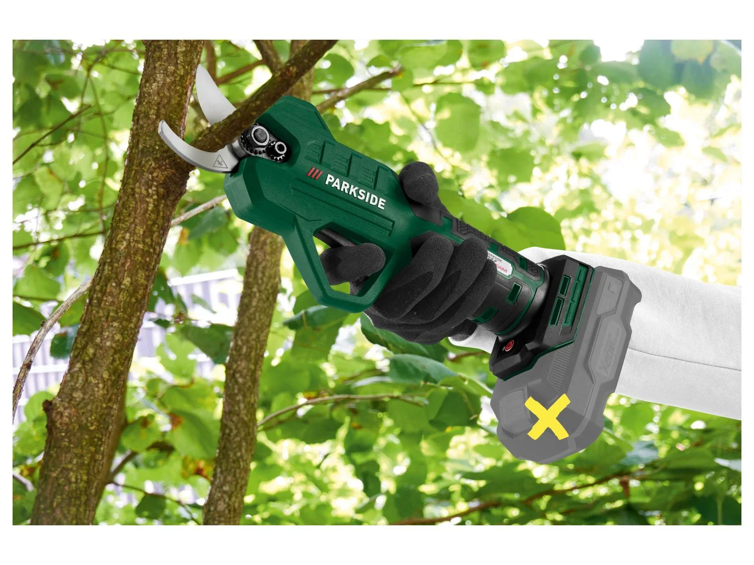 PARKSIDE Coupe-branches sans fil PAAS 20-Li B1, 20 V