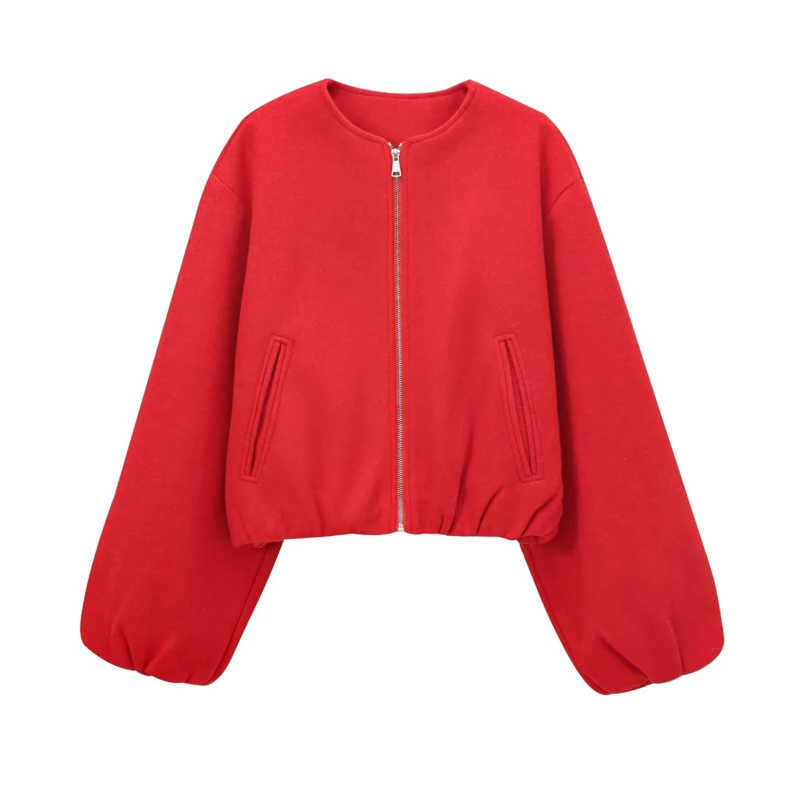 Veste Bombers Courte zippée pour Femme