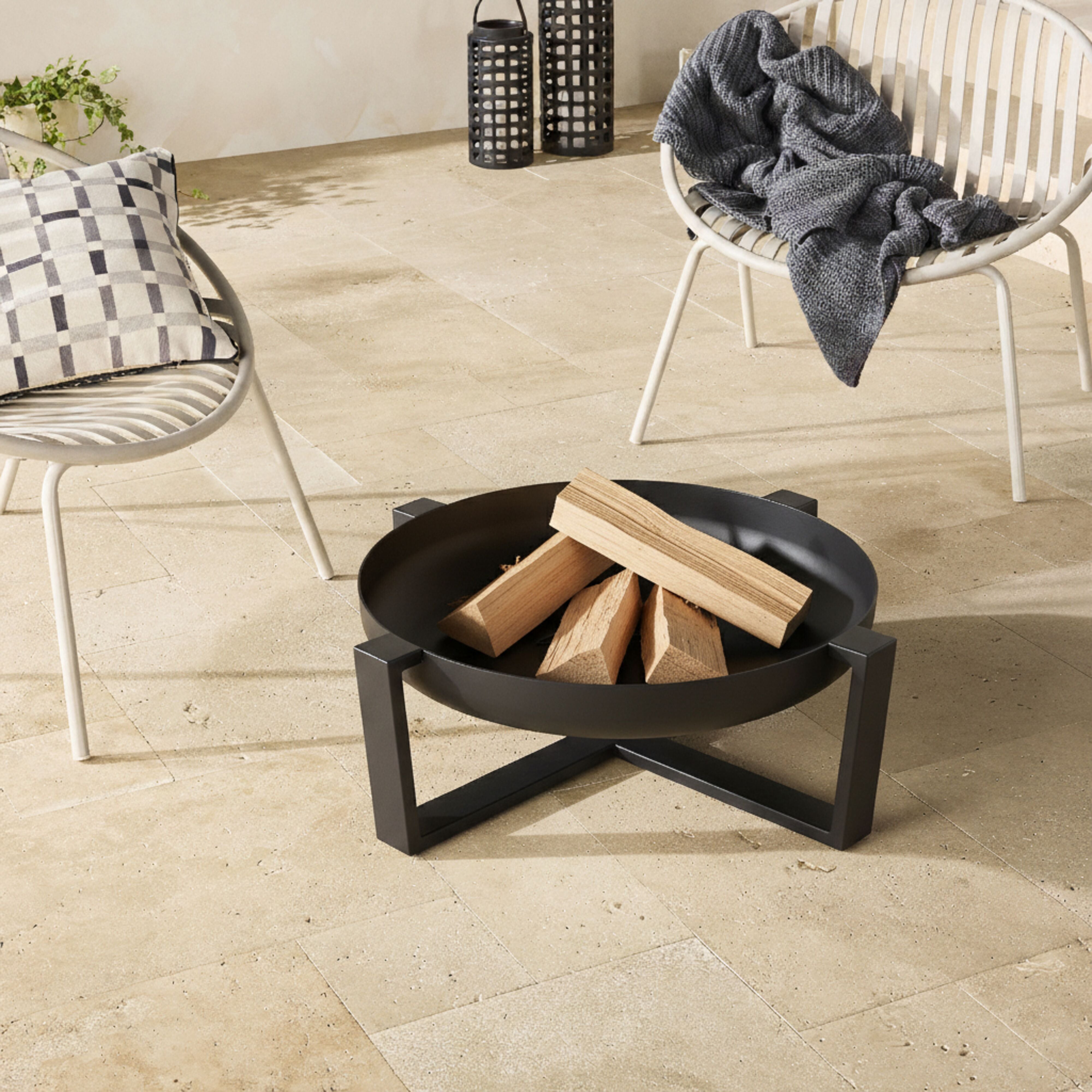 Brando Fire Pit 60x60x25cm