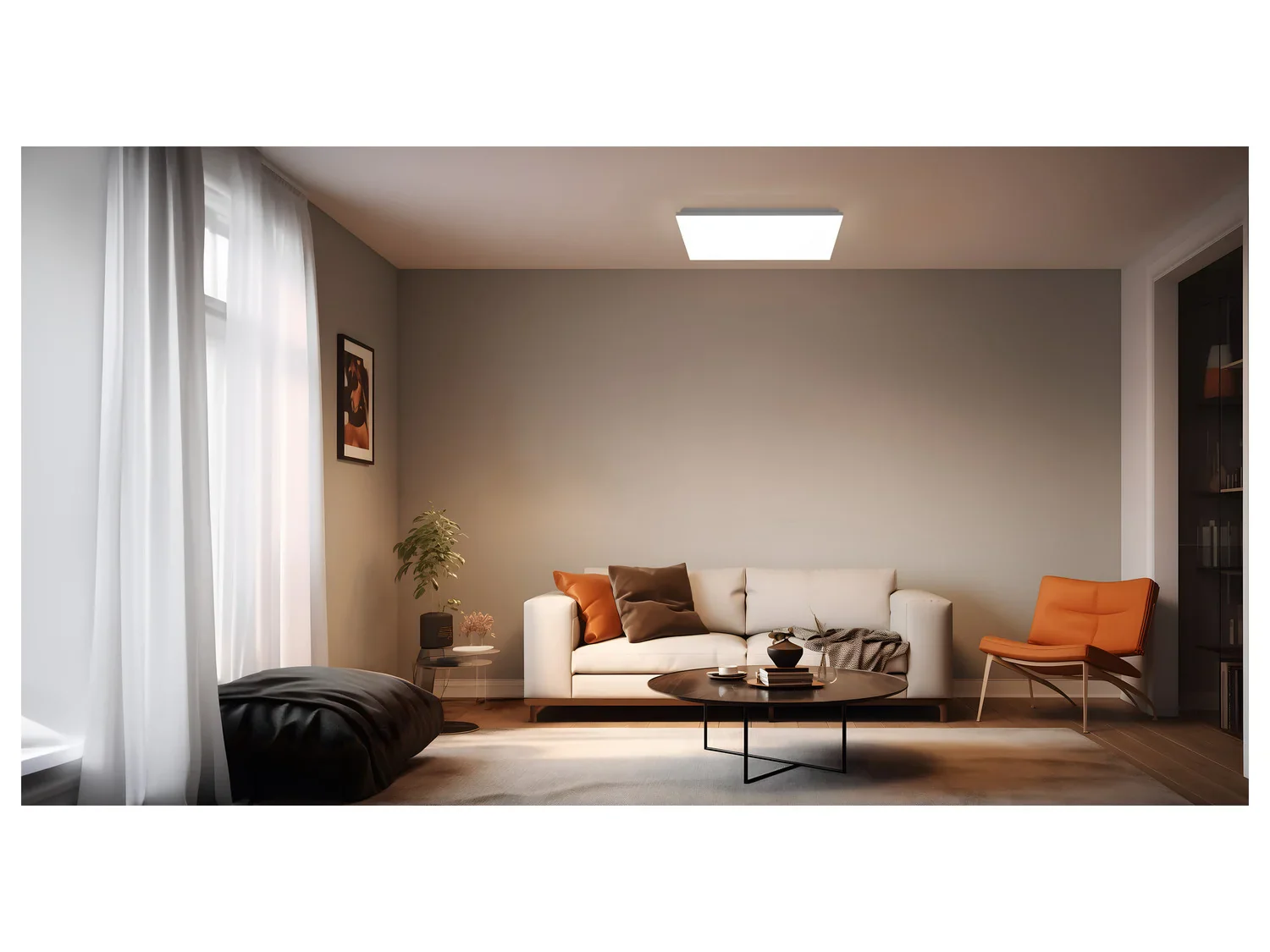 LIVARNO home Panneau LED pour plafond, 36 W