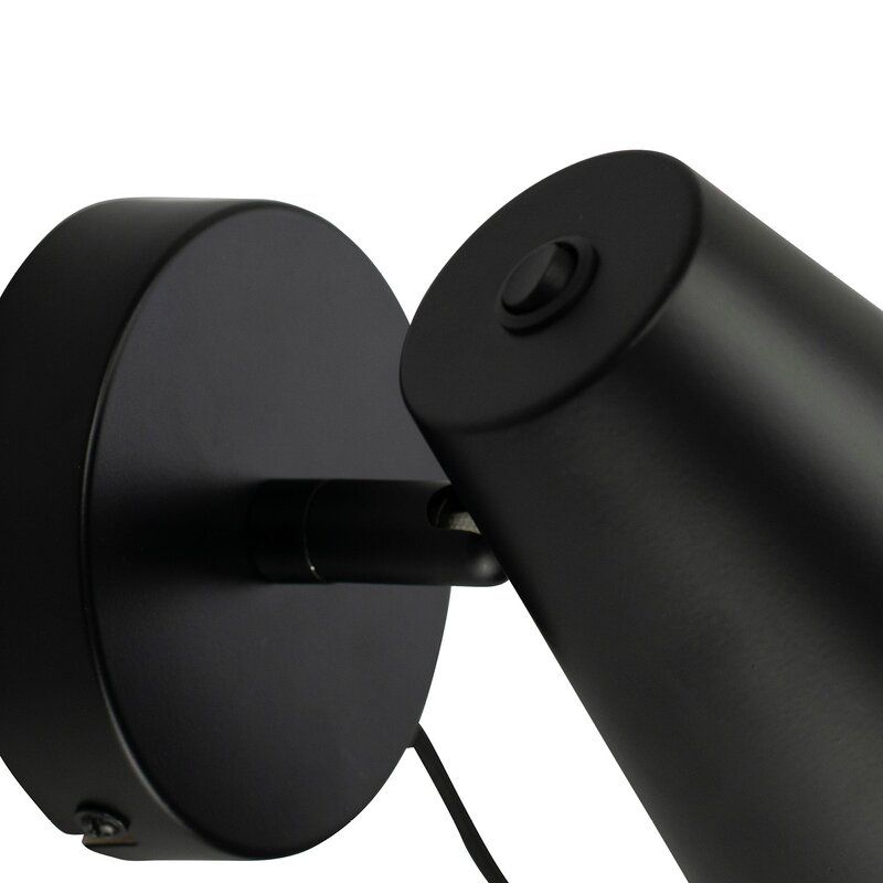 Cale vegglampe 24,5 cm svart
