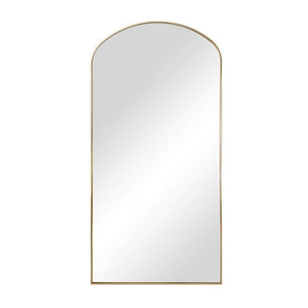 Better Homes & Gardens Brushed Gold Aluminum Arch Mirror - 30 x 60 in