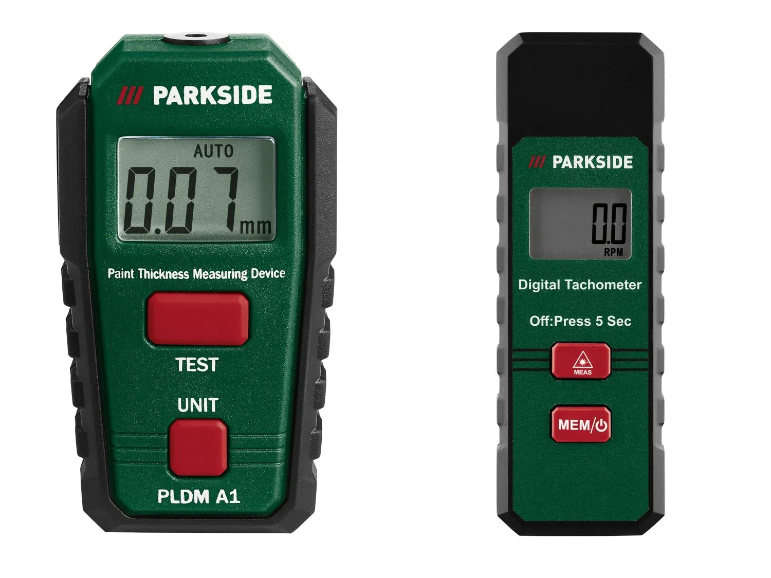 PARKSIDE Mesureur dpaisseur de peinture PLDM A1 ou tachymtre numrique PDDM A1