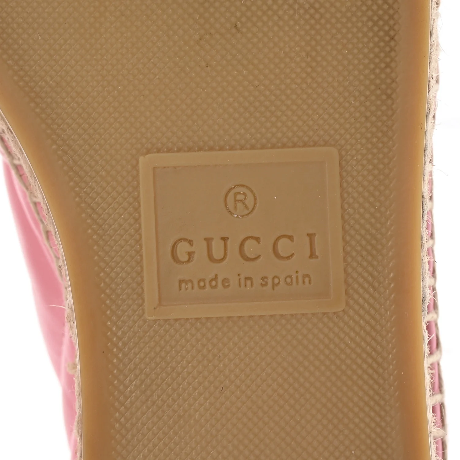 Nappa Matelasse GG Marmont Espadrilles 38.5 Wild Rose