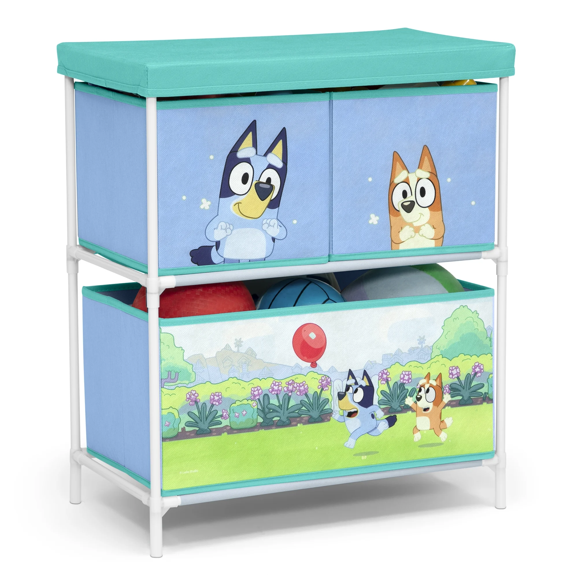 Bluey 3 - Piece Toddler Bedroom Set by Delta Children, Blue