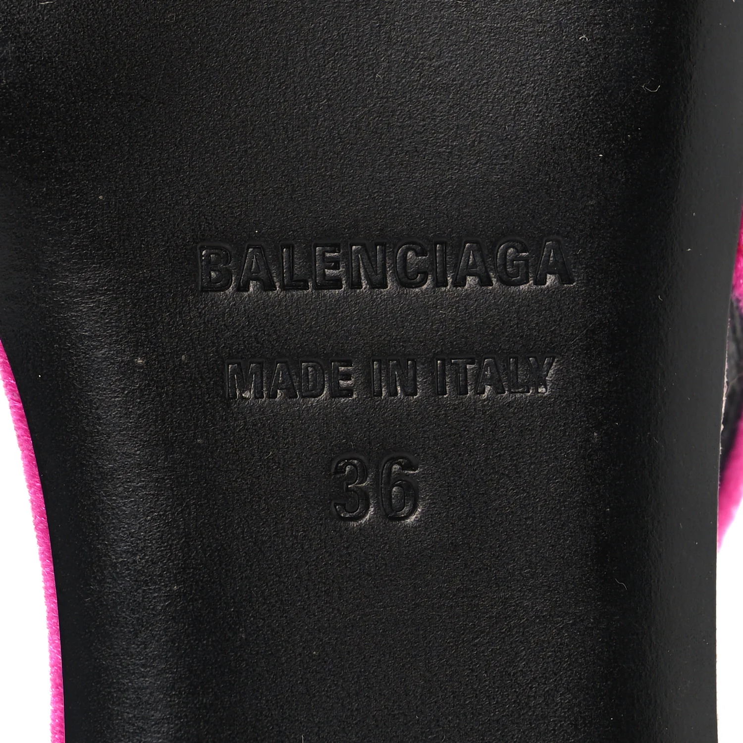 Velvet BB Knife Pointy Toe Slingback Flats 35 Pink