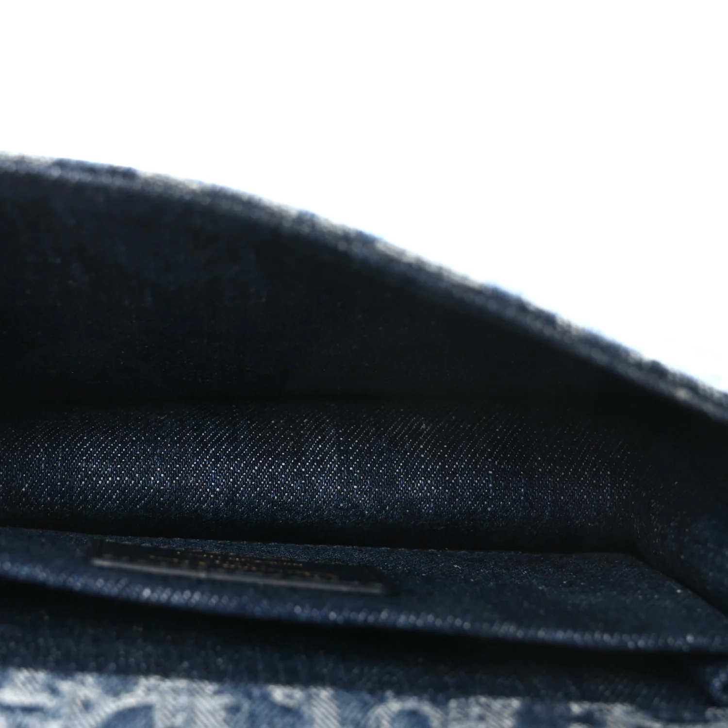 Denim Oblique 30 Montaigne East West Chain Flap Bag