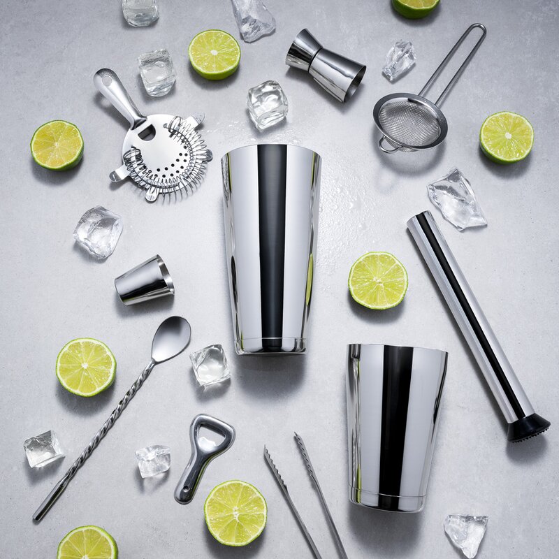 Drink Collection barsett 10 delar rustfritt stål