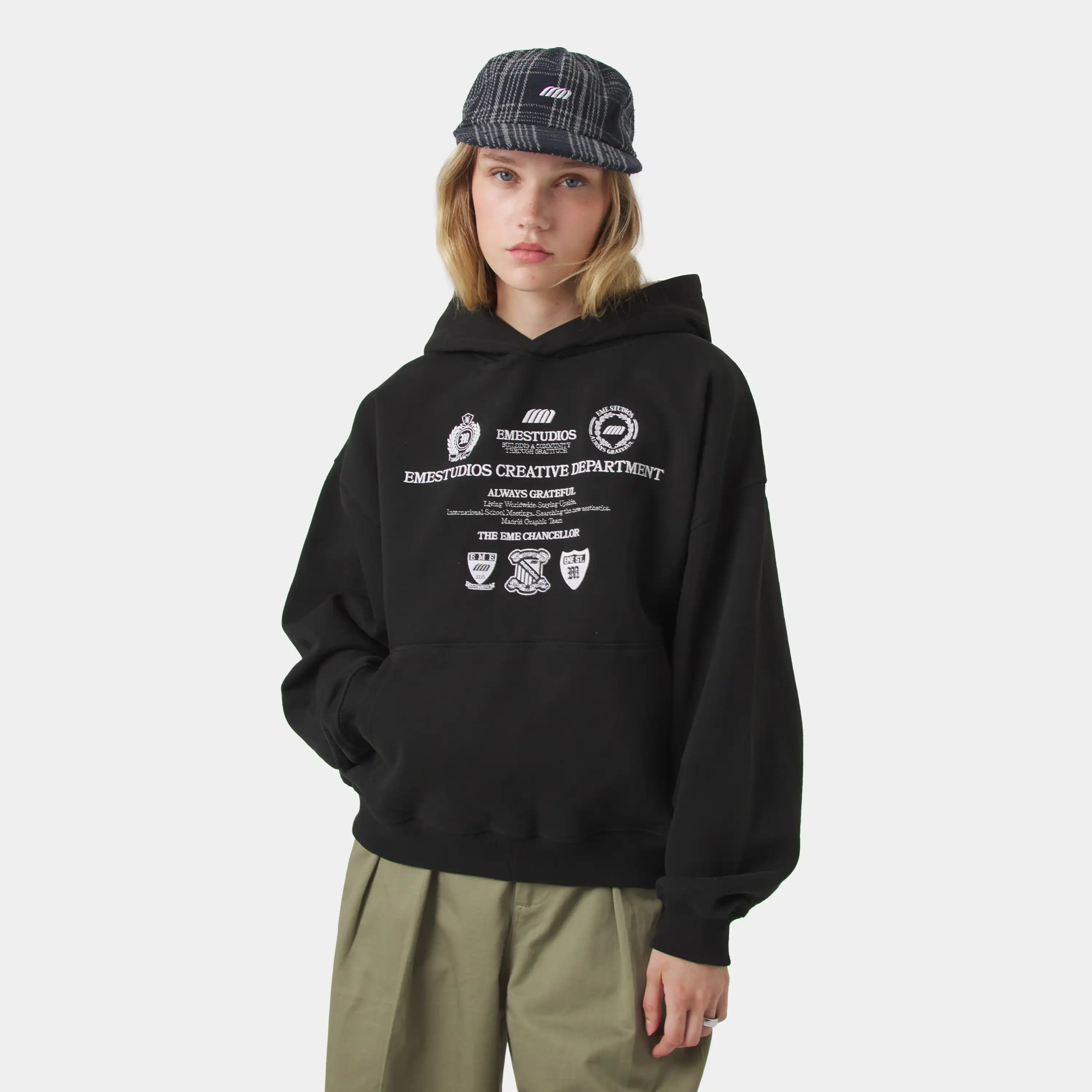 Chancellor Black Oversized Hoodie