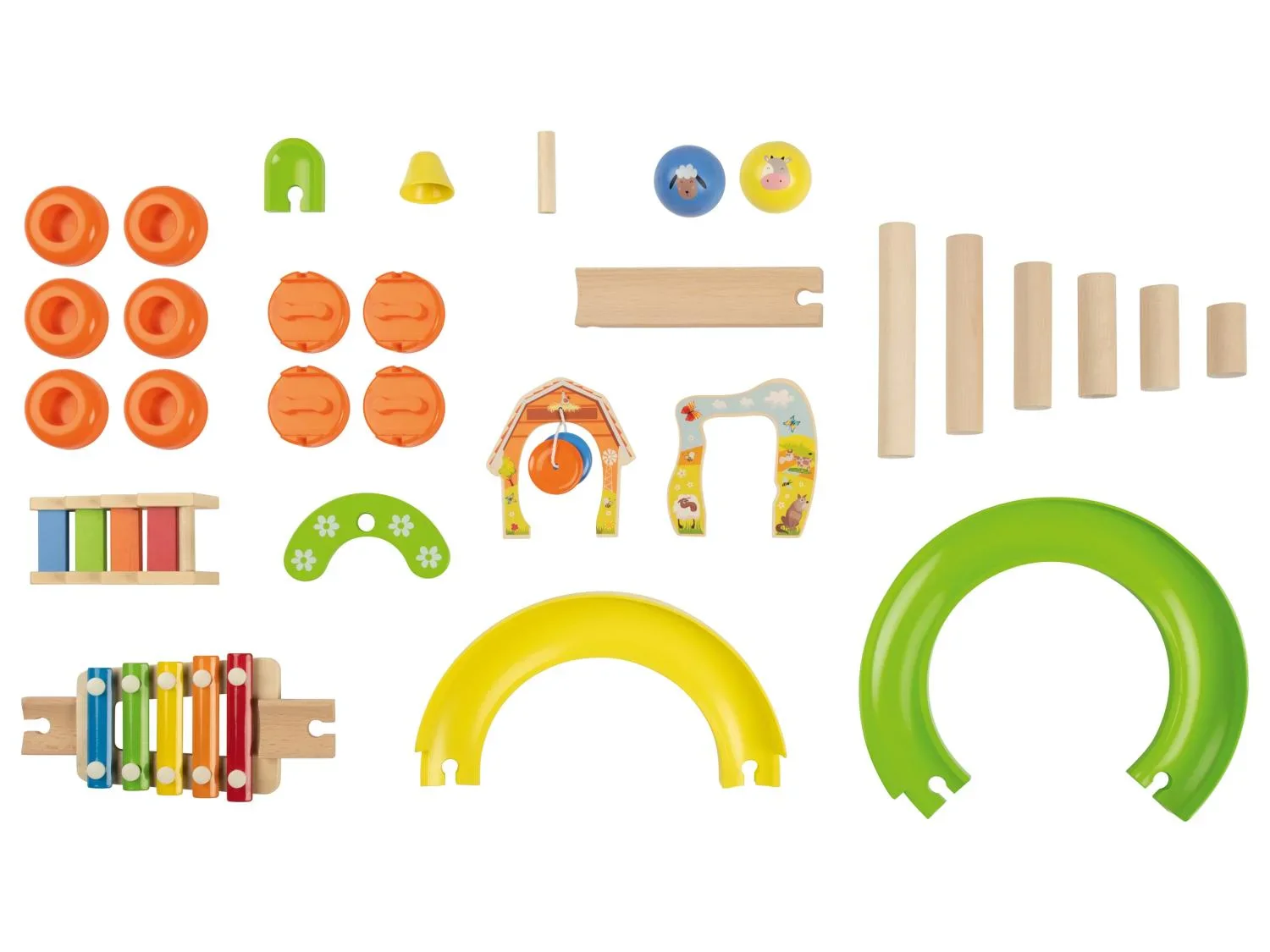 Playtive Circuit  billes en bois