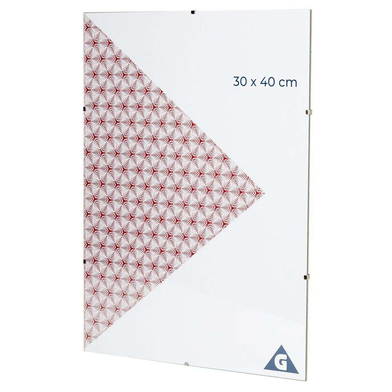 Cadre sous verre 30 x 40 cm