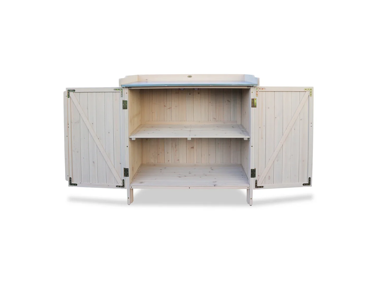 HABAU Table de jardin avec meuble bas, 98 x 48 x 95 cm