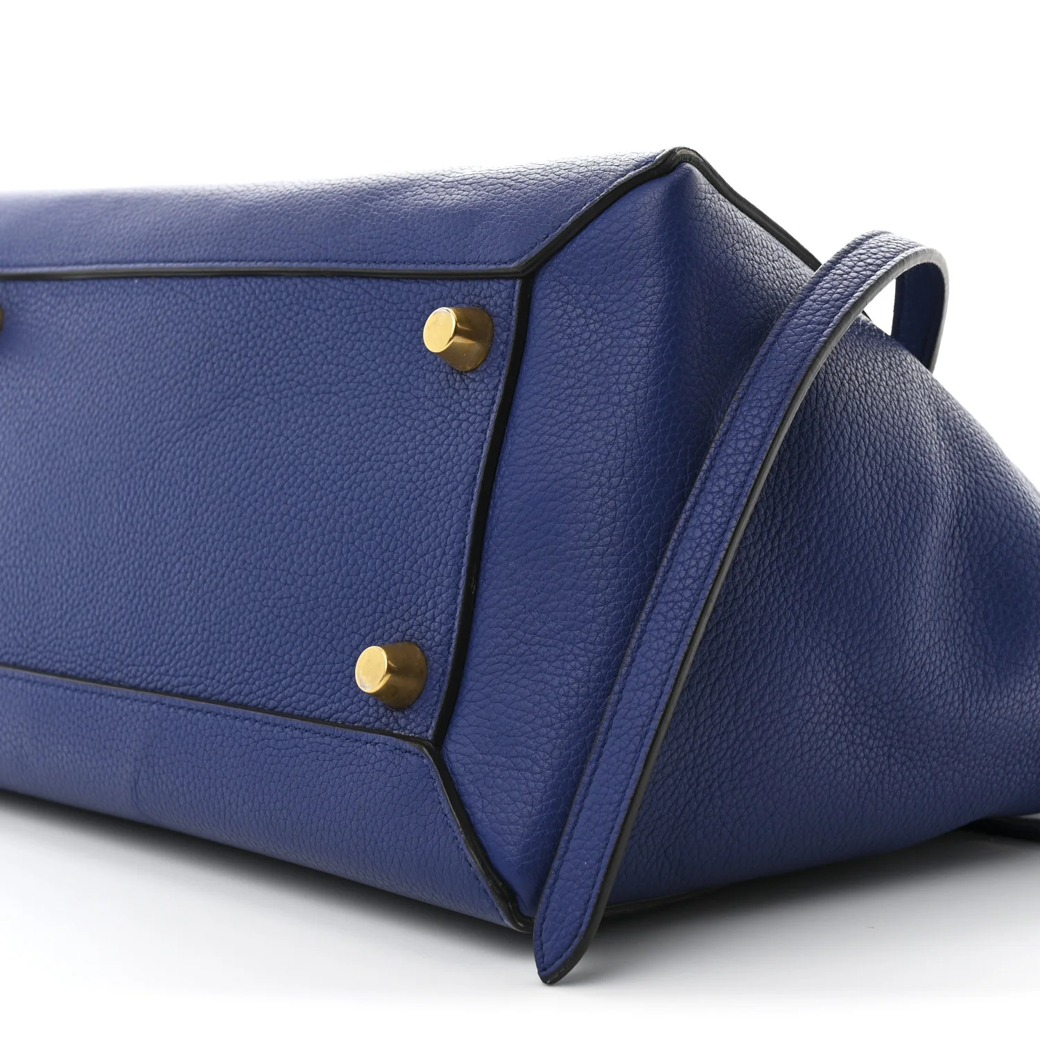 Grained Calfskin Mini Belt Bag Indigo