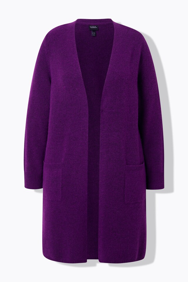 Oversized Open Shape Long Sleeve Cardigan