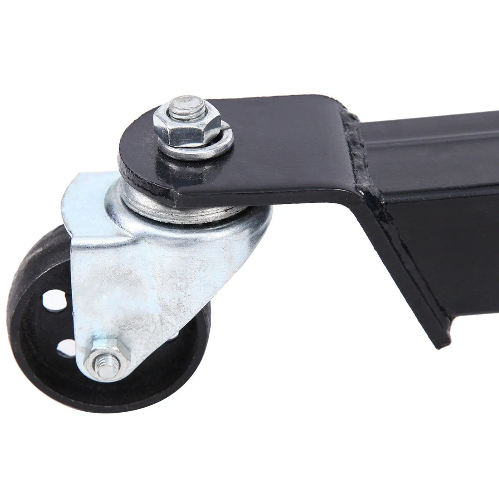 Cric hydraulique vertical de transmission automobile de 750 kg (1660 livres) avec pédale de roue pivotante à 360°, bleu, 84-178 cm (33-70 pouces) (0,75 tonne)