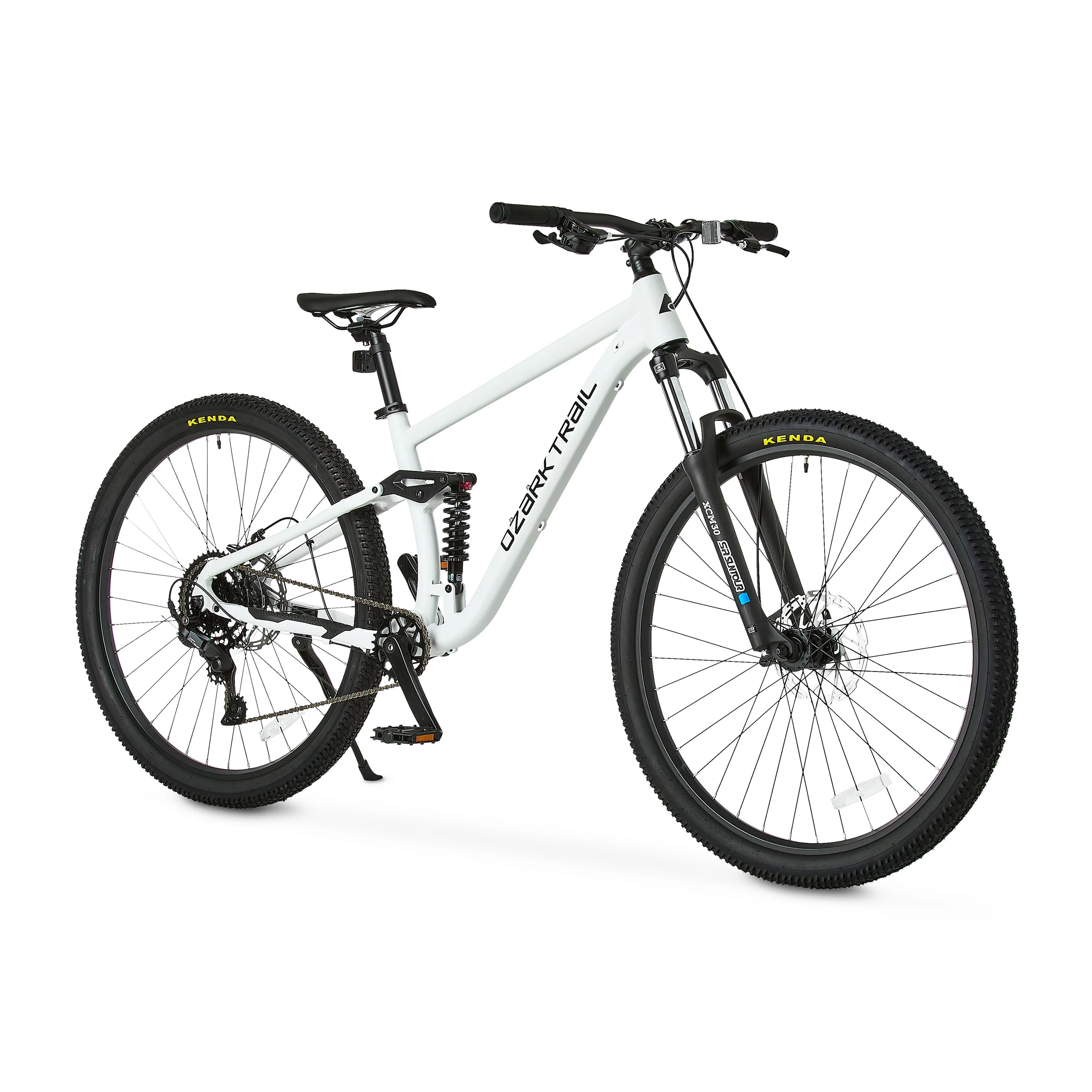 FS.2 Slalom Full Suspension Mountain Bike, 29" Wheels, Small Frame, Fits Riders 5'1" 5'5", Off-White, Adult - Image 2