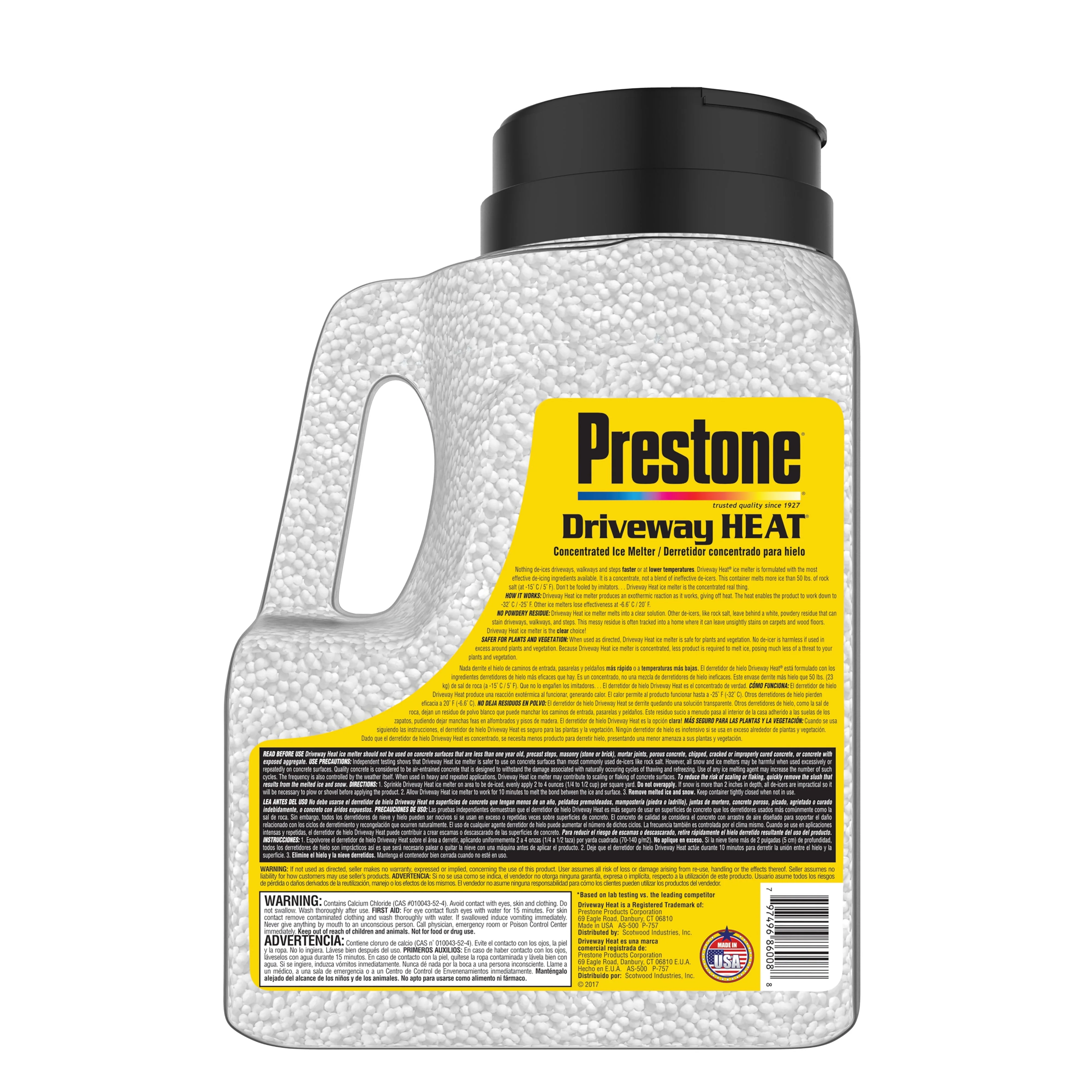 9 5 lb Driveway Heat Calcium Chloride Pellets Ice Melt Jug(1) Image 2