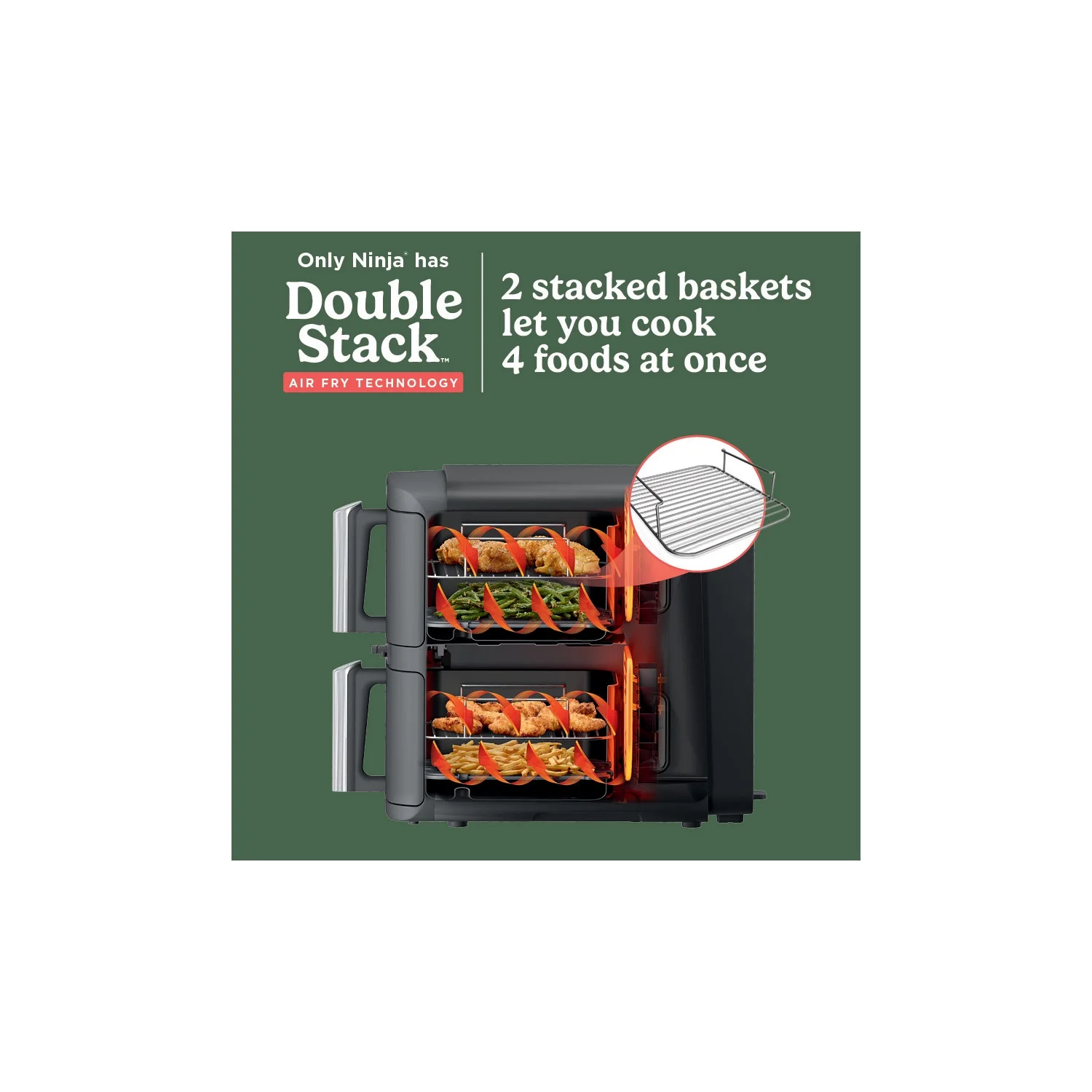 Ninja Doublestack XL Smart 2 - Basket Air Fryer