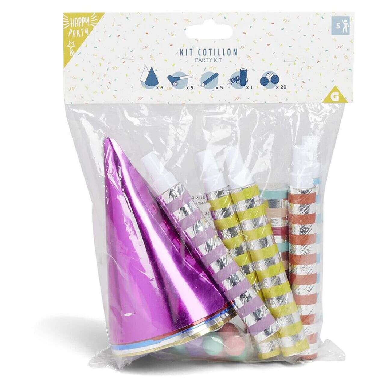 Kit cotillon 5 personnes