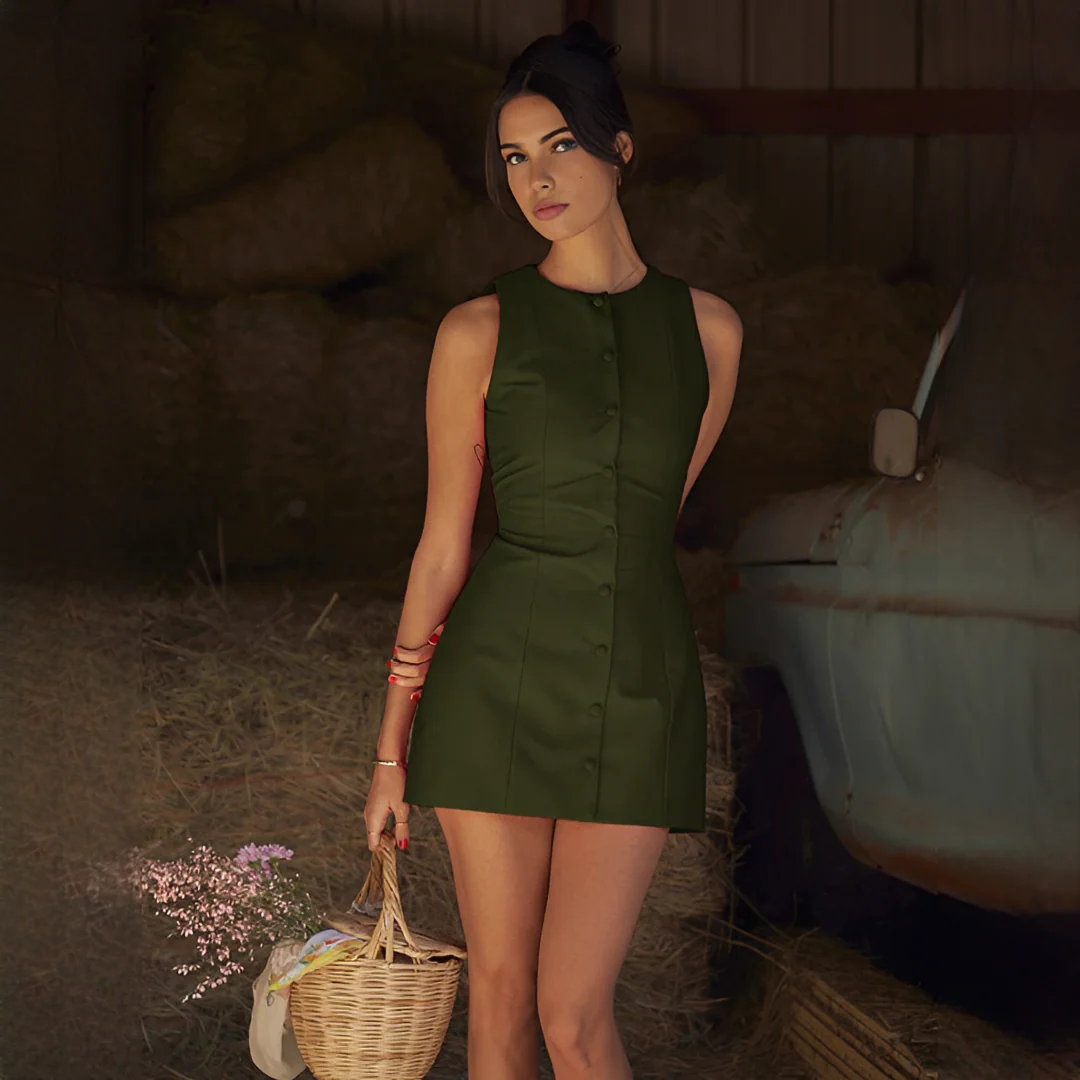 Ellisia - Robe courte élégante sans manches