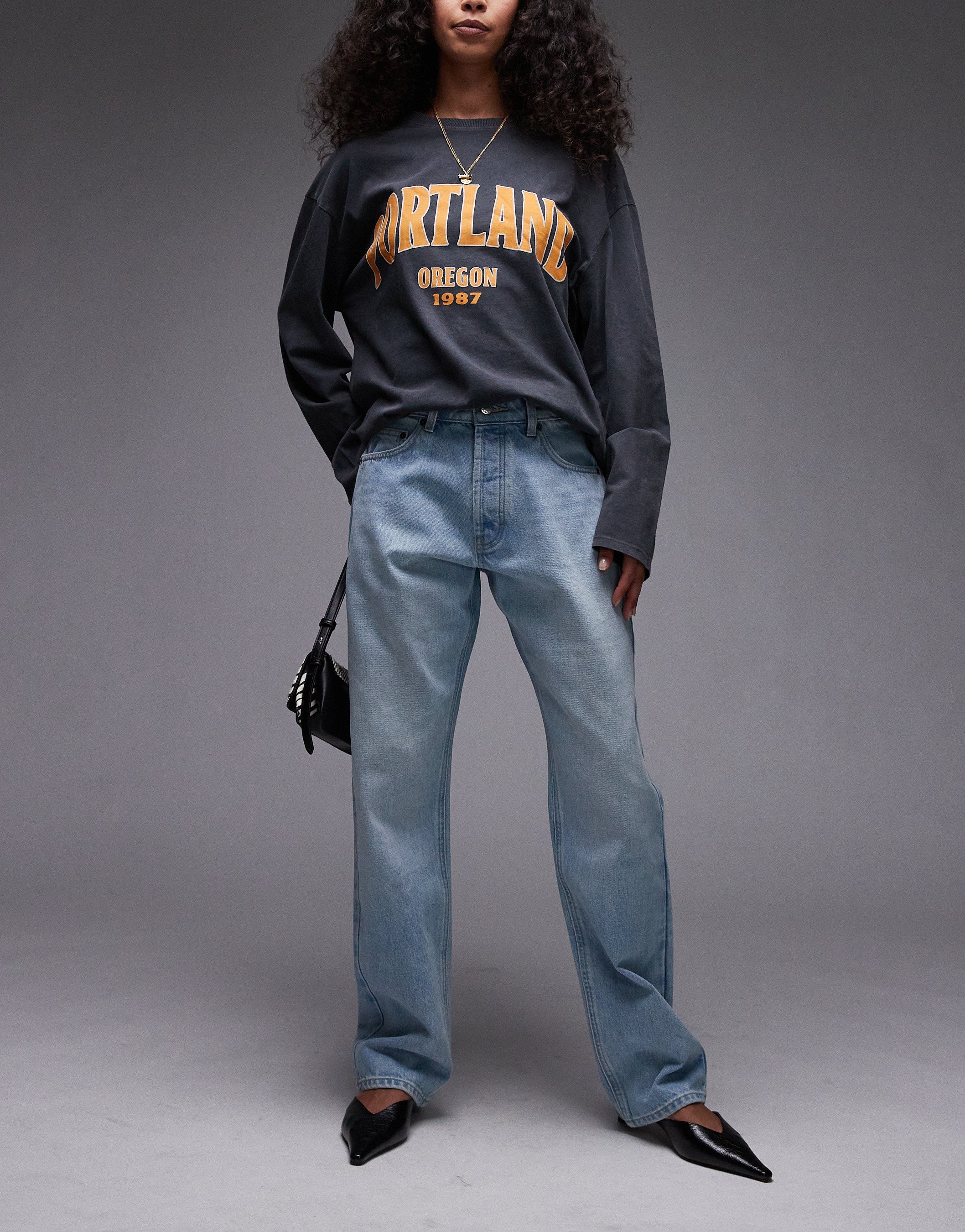 VERO MODA® TOPSHOP High waist Straight Fit Jeans