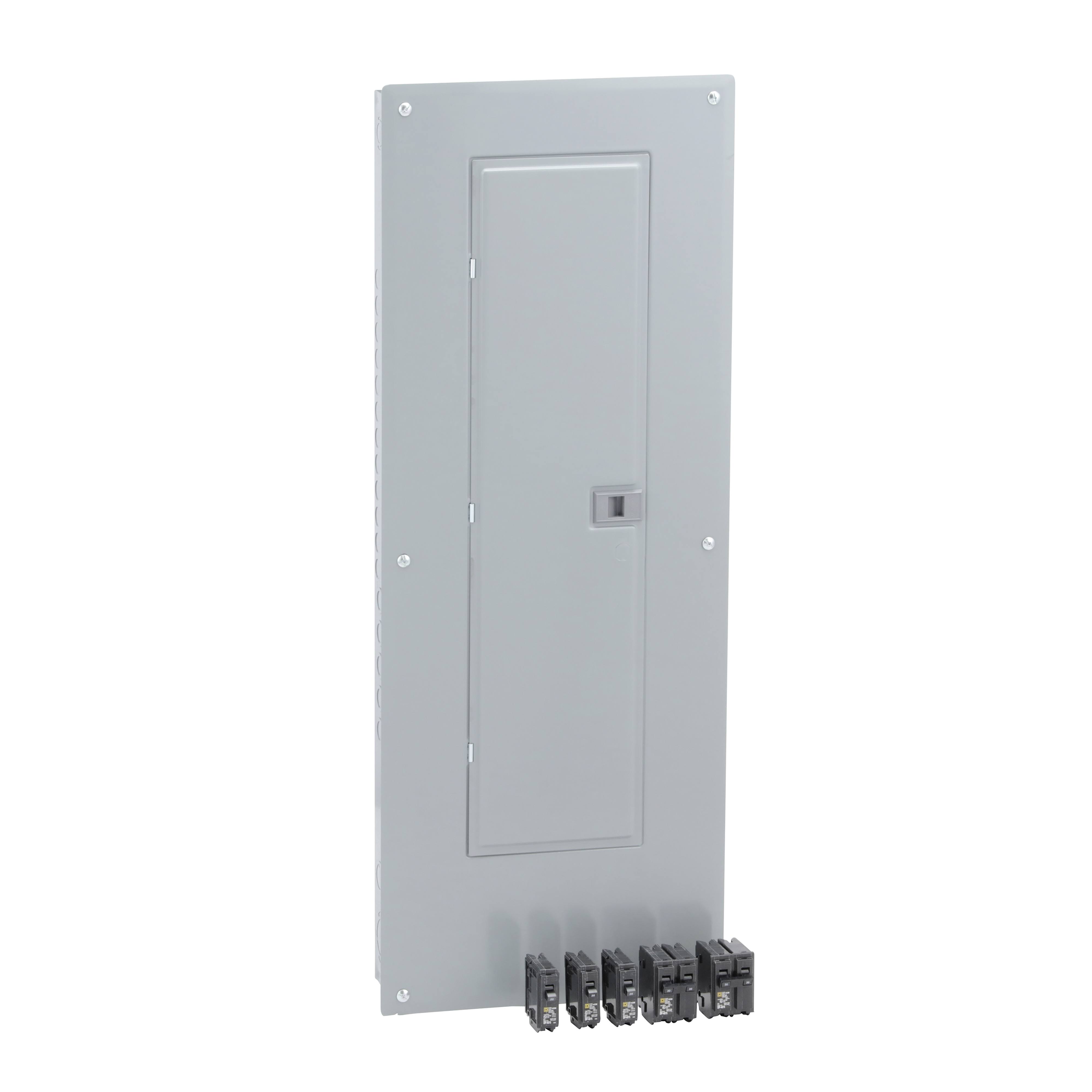 Square D HOM4080M200PCVP Homeline Indoor Main Breaker Load Center, 200 Amp 40-Space 80-Circuit