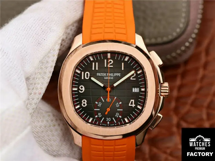 Patek Philippe Aquanaut 5968A-001 Orange Rubber Strap