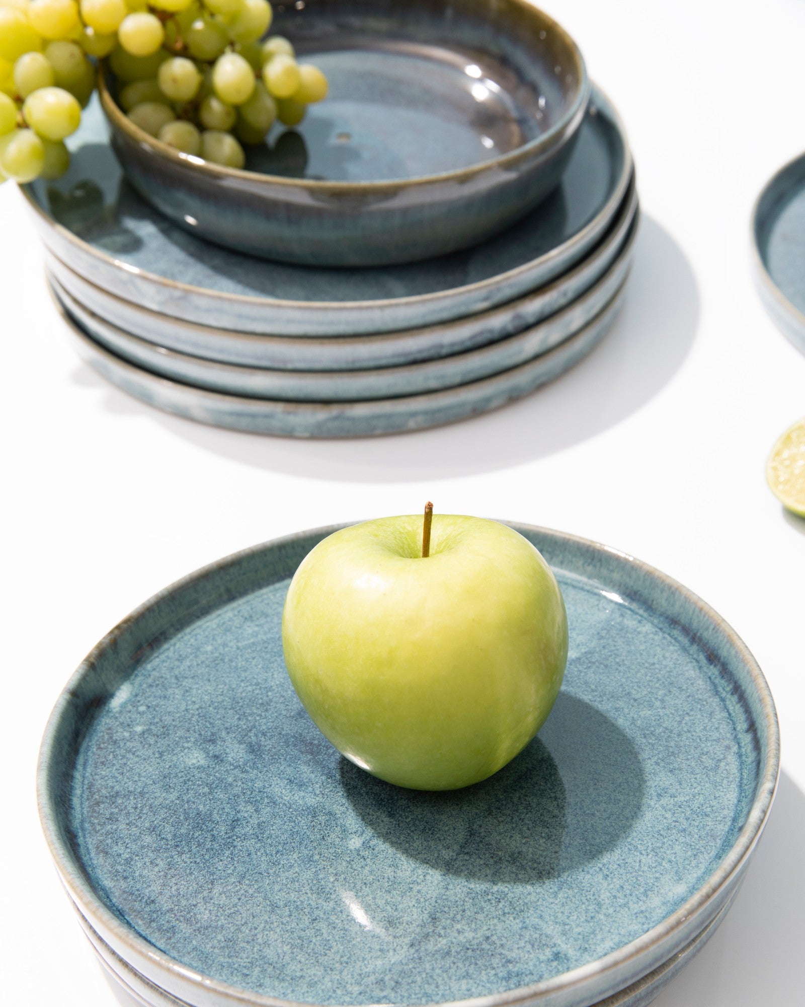 CORDOAMA - SMALL PLATE MODERN GREEN-BLUE