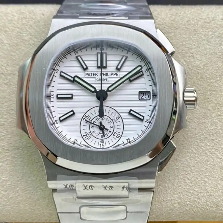 Patek Philippe Nautilus 5980 / 1A-019 3K Factory White Dial