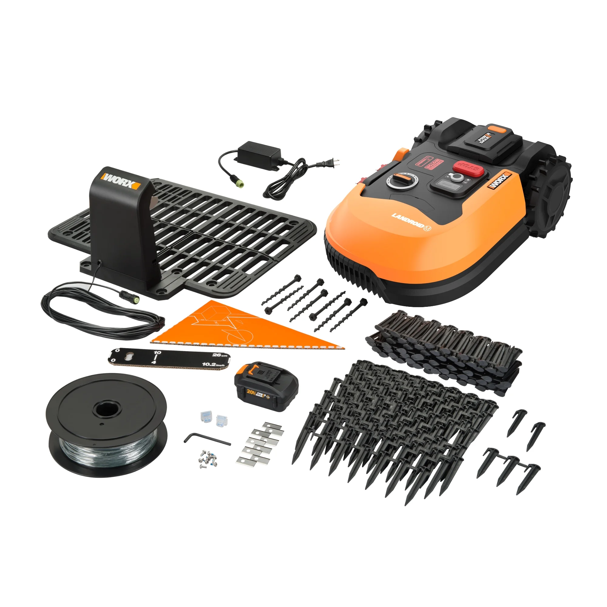 WR147 Landroid M 20V Robotic Lawn Mower (1/4 Acre) (Battery Charger Included) - Image 3