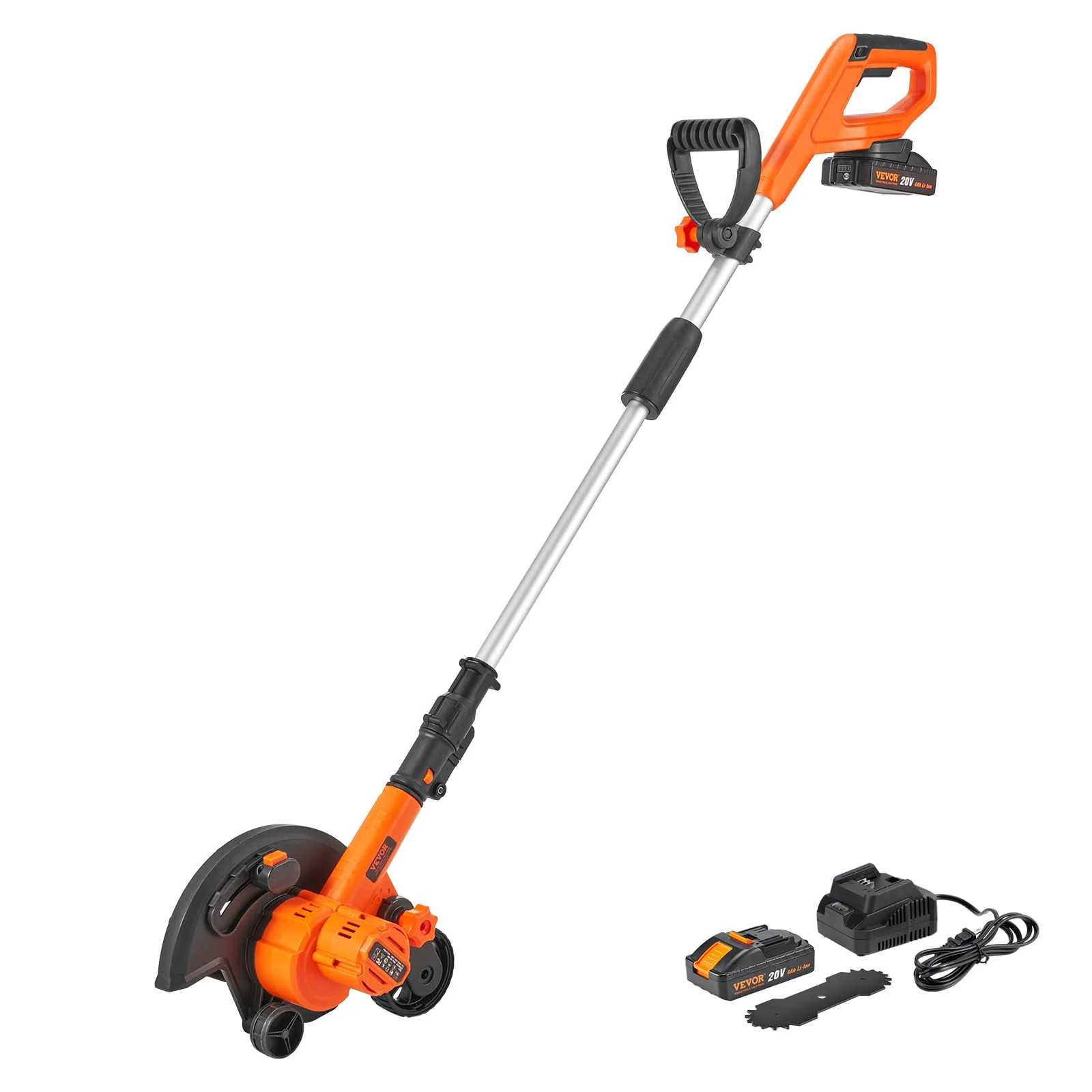 VEVOR Lawn Edger. 20V Battery Powered Cordless Edger